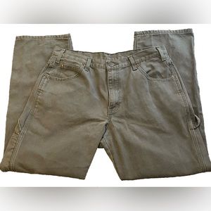 Moss Green Relaxed Duck Jean Dickies